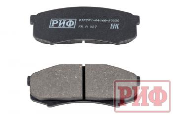 1 039 р. Колодки тормозные задние РИФ Toyota LC 105,120, Mitsubishi Pajero 3, 4 OEM 04466-60020, 04466-60010 , 4605A448  riftoy-04466-60020  с доставкой в г. Пермь. Увеличить фотографию 3