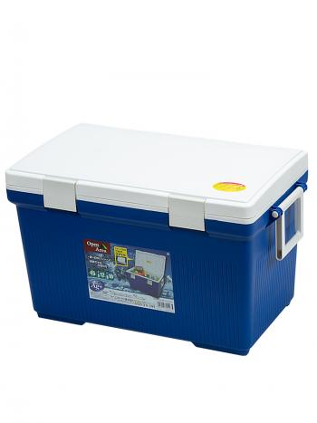 11 639 р. Термобокс IRIS Cooler Box CL-45, 45 литров, синийбелый  cl45  с доставкой в г. Пермь. Увеличить фотографию 2