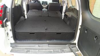 Органайзер в багажник для Toyota Land Cruiser Prado 150 с 2018 г.(2 выдв.ящика+спальник) рестайл.  151-003
