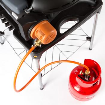 40 899 р. Гриль газовый O-GRILL 500MT bicolor черный-серебро, с термометром (в комплекте адаптер тип А)  500mt_silver  с доставкой в г. Пермь. Увеличить фотографию 13