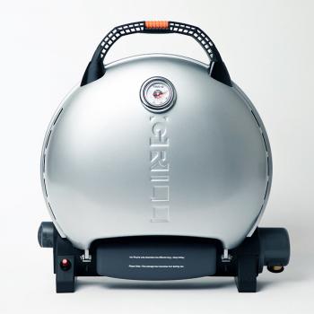 47 899 р. Гриль газовый O-GRILL 700T bicolor черный-серебристый (в комплекте адаптер тип А)  700t_silver  с доставкой в г. Пермь. Увеличить фотографию 1
