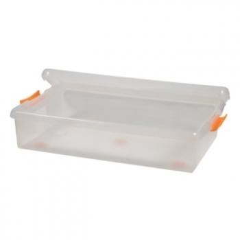 1 669 р. Короб для хранения IRIS THIN BOX 34л, прозрачный  ug-725  с доставкой в г. Пермь. Увеличить фотографию 6