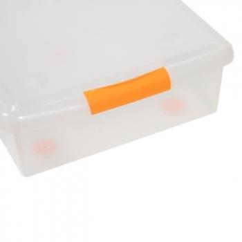 1 669 р. Короб для хранения IRIS THIN BOX 34л, прозрачный  ug-725  с доставкой в г. Пермь. Увеличить фотографию 7