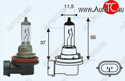 131 р. H8 (12V-35W  PGJ19-1) ЛАМПА УПАКОВКА (1 шт) BLICK BODYPARTS lp0h800-980-o  с доставкой в г. Пермь