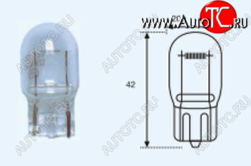 110 р. T20 (T20 12V-21W  W3x16d) ЛАМПА УПАКОВКА (10 шт) BLICK BODYPARTS lpt2000-980-t  с доставкой в г. Пермь
