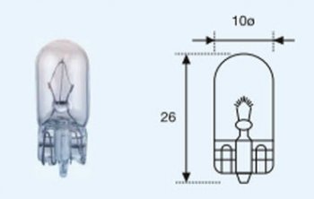 22 р. W3W (T10 24V-3W  W2.1x9.5d) ЛАМПА УПАКОВКА (10 шт) BLICK BODYPARTS lpw3w00-981-t  с доставкой в г. Пермь. Увеличить фотографию 1