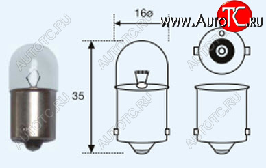 299 р. P15W (12V-15W  BA15s) ЛАМПА УПАКОВКА (10 шт) SELUM BODYPARTS lp15w00-980-t  с доставкой в г. Пермь