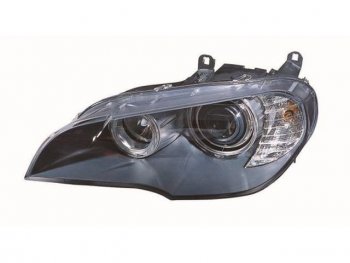 Левая фара (с электрокорректором, линзован) BodyParts BMW X5  E70 (2006-2010) дорестайлинг