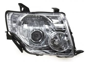 Правая фара (ксенон, под корректор) DEPO Mitsubishi Pajero  4 V80 (2006-2011) дорестайлинг