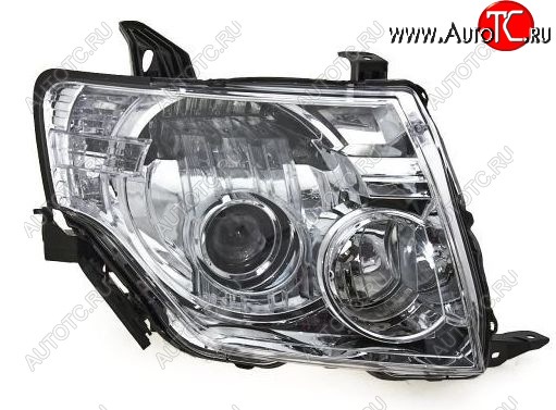 21 999 р. Правая фара (ксенон, под корректор) DEPO Mitsubishi Pajero 4 V80 дорестайлинг (2006-2011)  с доставкой в г. Пермь