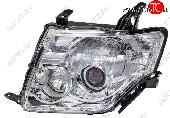 12 499 р. Левая фара (под корректор) BodyParts  Mitsubishi Pajero  4 V80 (2006-2011) дорестайлинг  с доставкой в г. Пермь