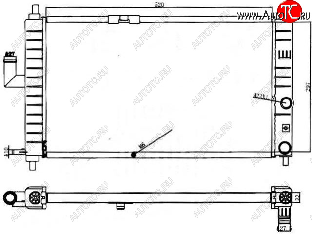 2 679 р. QQ РАДИАТОР ОХЛАЖДЕН BODYPARTS cheqq06-910  с доставкой в г. Пермь