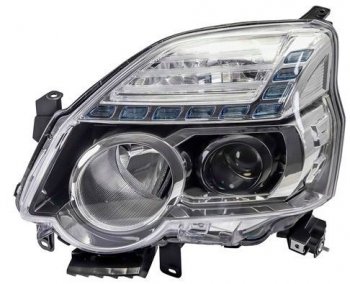 Левая фара (под корректор, линзован) BodyParts Nissan X-trail  2 T31 (2010-2015) рестайлинг