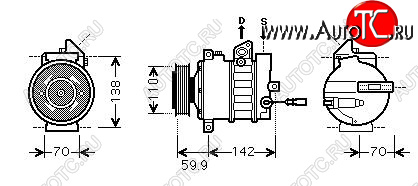 29 749 р. GOLF {Jetta 05-Passat 05-Octavia 04-Touran 03-A3 03-Caddy 04-} КОМПРЕССОР КОНДИЦ (см.каталог) (AVA) AVA vwglf04-972  с доставкой в г. Пермь