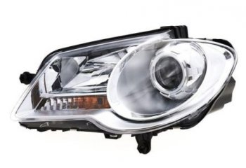 Левая фара (с электрокорректором) DEPO Volkswagen Touran  1T (2006-2010) 1-ый рестайлинг минивэн