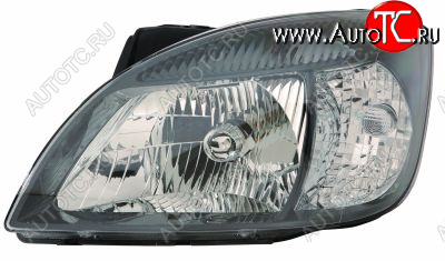 9 999 р. Левая фара (c электрокорректором) DEPO  KIA Rio  2 JB (2005-2009) дорестайлинг седан  с доставкой в г. Пермь