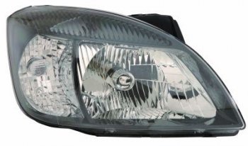 Правая фара (c электрокорректором) DEPO KIA Rio  2 JB (2005-2009) дорестайлинг седан
