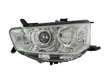 Правая фара (под корректор, линзован) DEPO Mitsubishi L200  4 (2013-2016)  рестайлинг