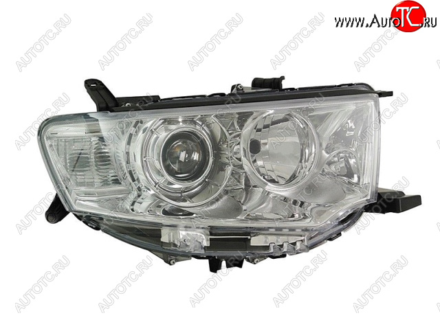 12 349 р. Правая фара (под корректор, линзован) DEPO  Mitsubishi L200  4 (2013-2016)  рестайлинг  с доставкой в г. Пермь