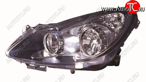 10 699 р. Левая фара (под корректор) DEPO  Opel Corsa  D (2006-2010)   дорестайлинг, хэтчбэк 5 дв., дорестайлинг, хэтчбэк 3 дв.  с доставкой в г. Пермь