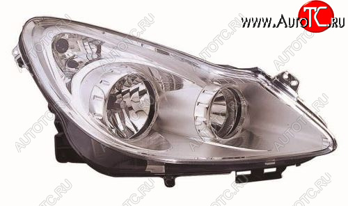 10 199 р. Правая фара (под корректор) DEPO Opel Corsa D   дорестайлинг, хэтчбэк 5 дв. (2006-2010)  с доставкой в г. Пермь