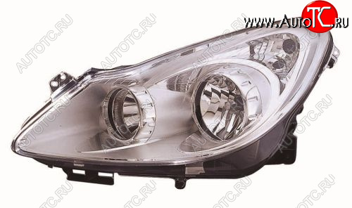 10 199 р. Левая фара (под корректор) DEPO  Opel Corsa  D (2006-2010)   дорестайлинг, хэтчбэк 5 дв., дорестайлинг, хэтчбэк 3 дв.  с доставкой в г. Пермь