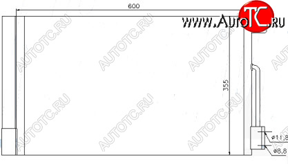4 599 р. CORSA КОНДЕНСАТОР КОНДИЦ (см.каталог) BODYPARTS opcor06-931  с доставкой в г. Пермь