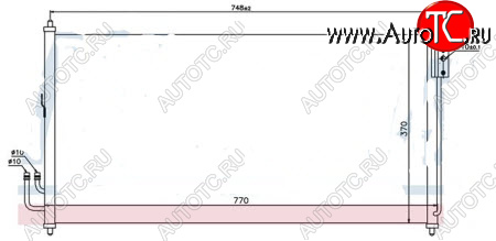 3 499 р. MURANO КОНДЕНСАТОР КОНДИЦ BODYPARTS nnmur03-930  с доставкой в г. Пермь