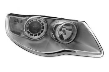 Правая фара (c электрокорректором) DEPO Volkswagen Touareg  GP (2006-2010) рестайлинг