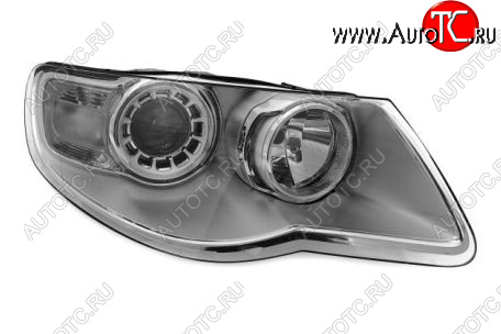 13 399 р. Правая фара (c электрокорректором) DEPO Volkswagen Touareg GP рестайлинг (2006-2010)  с доставкой в г. Пермь