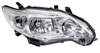 Правая фара (под корректор) BodyParts Toyota Corolla  E150 (2009-2013) седан рестайлинг