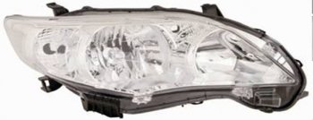 Правая фара (под корректор) BodyParts Toyota Corolla  E150 (2009-2013) седан рестайлинг