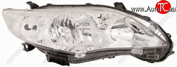 8 349 р. Правая фара (под корректор) BodyParts Toyota Corolla E150 седан рестайлинг (2009-2013)  с доставкой в г. Пермь