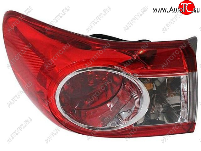 3 299 р. Левый фонарь DEPO  Toyota Corolla  E150 (2009-2013) седан рестайлинг  с доставкой в г. Пермь