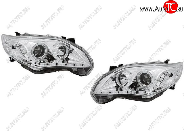 33 899 р. COROLLA ФАРА Л+П (КОМПЛЕКТ) (СЕДАН) ТЮНИНГ ЛИНЗОВАН (DEVIL EYES) С СВЕТЯЩ ОБОДК +- ПКОРРЕКТОР ВНУТРИ ХРОМ EAGLE EYES tycrl10-002h-n  с доставкой в г. Пермь