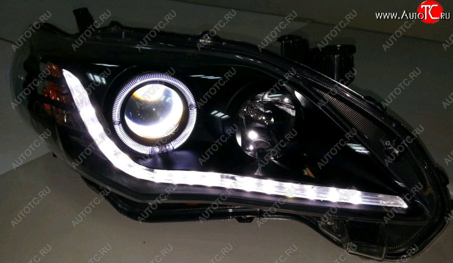 28 899 р. COROLLA ФАРА Л+П (КОМПЛЕКТ) (СЕДАН) ТЮНИНГ ЛИНЗОВАН (DEVIL EYES) С ДИОД СВЕТЯЩ ОБОДК +- ПКОРРЕКТОР ВНУТРИ ЧЕРН EAGLE EYES tycrl10-007b-n  с доставкой в г. Пермь