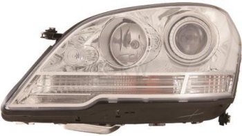 Левая фара (c электрокорректором) DEPO Mercedes-Benz ML class  W164 (2008-2011) рестайлинг (ксенон)