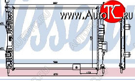 9 199 р. QASHQAI РАДИАТОР ОХЛАЖДЕН 1.6 (NISSENS) (AVA) (см.каталог) NISSENS nnqas07-911  с доставкой в г. Пермь