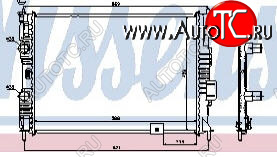8 999 р. QASHQAI РАДИАТОР ОХЛАЖДЕН 2 (NISSENS) (AVA) (см.каталог) NISSENS nnqas07-910  с доставкой в г. Пермь