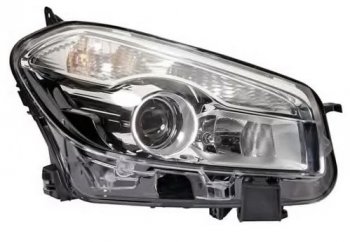 Правая фара (под корректор, линзован) DEPO Nissan Qashqai  1 (2010-2013) J10 рестайлинг