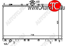 7 599 р. GRANDIS РАДИАТОР ОХЛАЖДЕН BODYPARTS mbgra04-912  с доставкой в г. Пермь