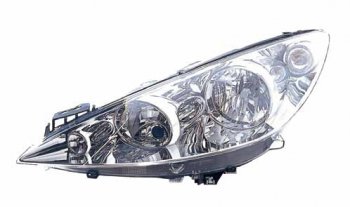 Левая фара (c электрокорректором) DEPO Peugeot 308  T7 (2007-2011) хэтчбек 5 дв. дорестайлинг