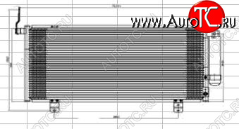 4 299 р. GALANT КОНДЕНСАТОР КОНДИЦ BODYPARTS mbgal04-930  с доставкой в г. Пермь