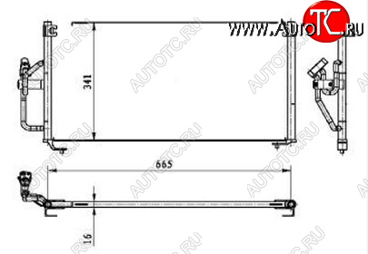 3 599 р. GALANT КОНДЕНСАТОР КОНДИЦ (USA) BODYPARTS mbgal97-931  с доставкой в г. Пермь