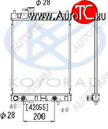 6 649 р. CUBE РАДИАТОР ОХЛАЖДЕН вариатор (CVT) (KOYO) KOYORAD nncub98-911  с доставкой в г. Пермь
