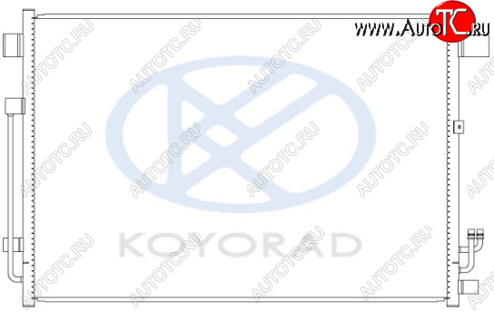 11 399 р. MURANO КОНДЕНСАТОР КОНДИЦ (KOYO) KOYORAD nnmur08-930  с доставкой в г. Пермь