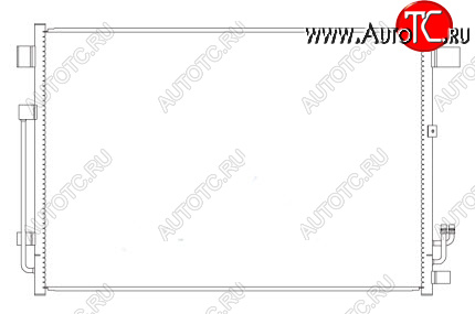4 599 р. MURANO КОНДЕНСАТОР КОНДИЦ BODYPARTS nnmur08-931  с доставкой в г. Пермь