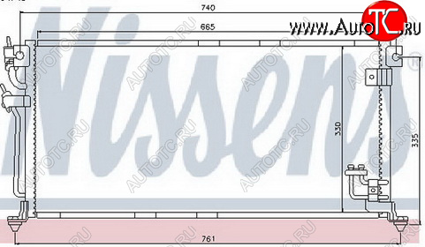 3 899 р. LANCER КОНДЕНСАТОР КОНДИЦ BODYPARTS mblan04-930  с доставкой в г. Пермь