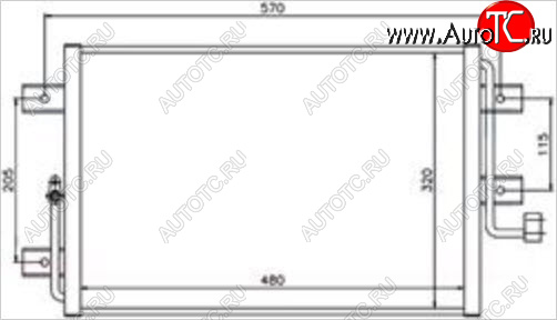 3 499 р. ALBEA (PALIO 98-) КОНДЕНСАТОР КОНДИЦ BODYPARTS ftalb05-930  с доставкой в г. Пермь