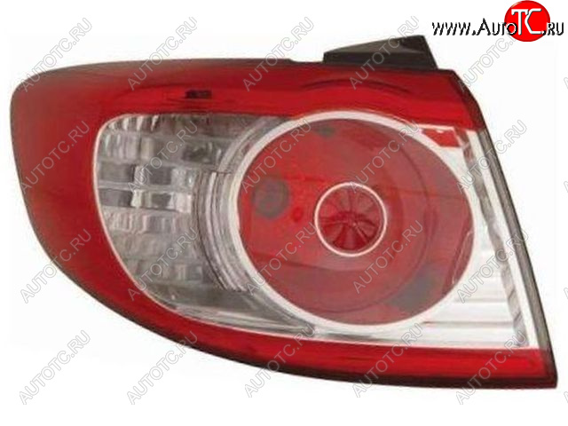 8 849 р. Левый фонарь DEPO Hyundai Santa Fe CM рестайлинг (2009-2012)  с доставкой в г. Пермь